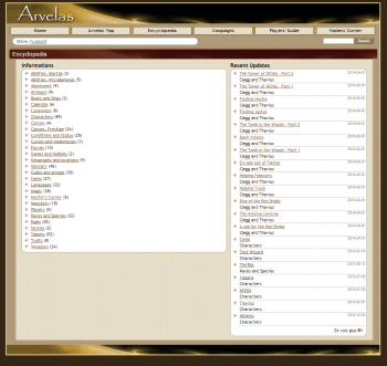 Arvelas 2013 Site - Encyclopedia Page